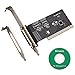 SHINESTAR PCI to DB25 LPT Parallel Port Expansion Card with Low Profile Bracket, PCI Parallel Port Converter Adapter Controller for Desktop PC Printer