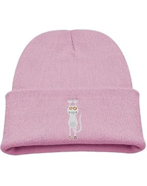 Cat Scratching Wall Cartoon Baby Warm Hat Cute Cotton Cap Beanies