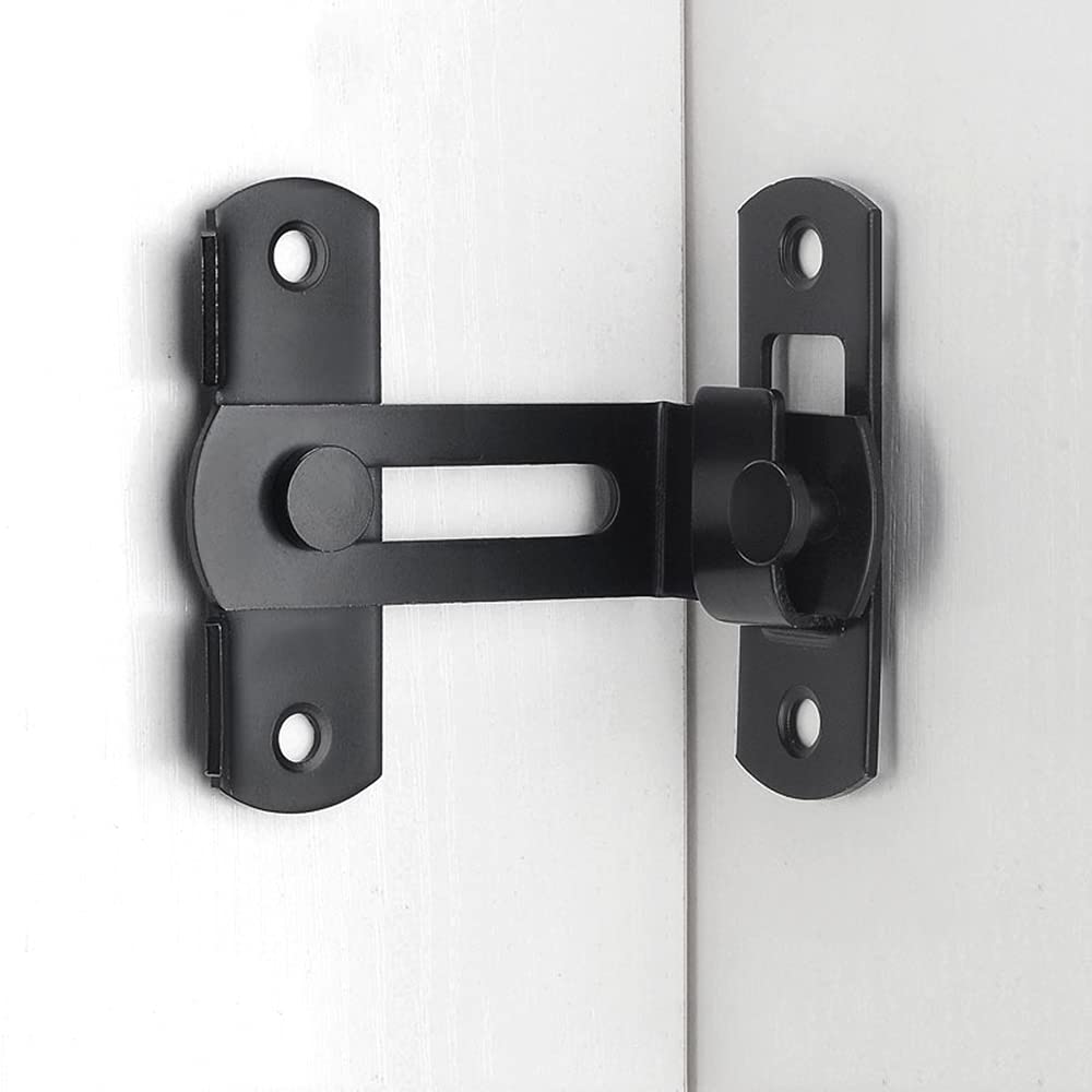 KAFENDA Sliding barn Door Latch for Locking Sliding 90 Degree Right Angle Door Lock