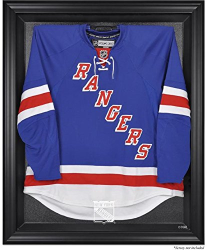 New York Rangers Black Framed Logo Jersey Display Case