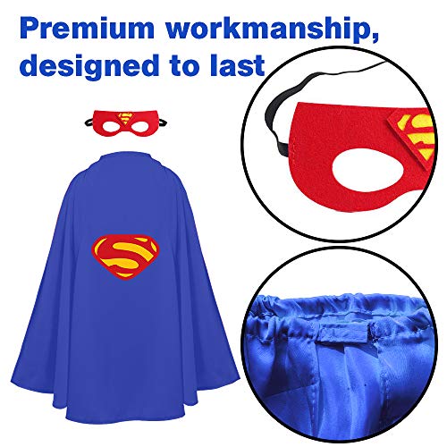 Superheroes Costume Set for Kids, Boys, Girls - 8-Piece Set - Dress-Up Group -Party Supplies-Durable, Materials - Thumbnail 6