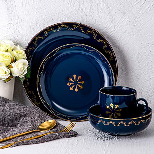 MMAX Dinnerware Set Durable Ceramic Dinner Plate Sets, Plates, Bowls