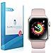Apple Watch Screen Protector 38mm [6-Pack], (Series 3/2/1 Compatible) ILLUMI AquaShield Full Coverage Screen Protector for Apple Watch HD Anti-Bubble Film Military-Grade Self-Healing UV-Resistant