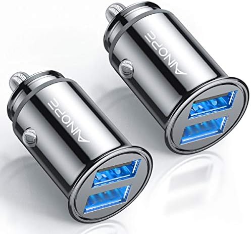Ainope シガーソケット Usb 24w 4 8a 超小型 オールメタル スマホ充電器 車 シガーusb ソケット デュアルusbポート シガーソケット 急速充電 ミニフィット に対応 Iphone 11 Pro Max Xr X Ipad Air 2 Mini Note 10 9 Galaxy S10 S9 S8 Iqos Glo 対応 ブラック