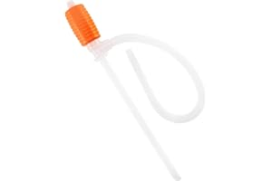 Luigi's Siphon Pump - Siphon Hose for Water & Gasoline Fuel Transfer - Large Hand Water Pump for Squeezing Gas Lawn Mowers & 