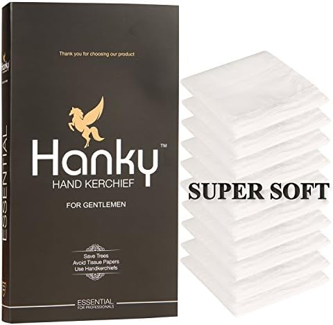 Daily Use super soft handkerchief for men and women essential series 42 cm x 42 cm (Pack of 12)