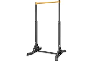 VEVOR Pull Up Bar, 330LBS Capacity Portable Pullup Bar Station, Pullup Bars Free Standing with H-Frame Structure & Heavy-Duty