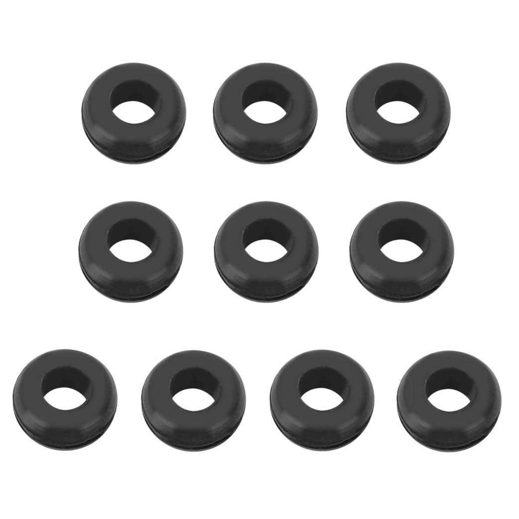 Mumusuki 10Pcs Airlock Grommet, Fermenter Lid Grommet Silicone Grommets for Homebrewing Straws Airlock Beer Mead Wine