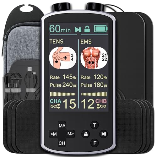 EMS Unit Muscle Stimulator TENS Massager for Pain