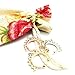 Septum Fake Nose Ring Jewelry,Women Girls Septum Ring Faux Nose Rings Non-Piercing Jewelry Clip On Clicker (3 PCS)