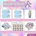 Unicorn Mermaid Party Supplies Set, Sturdy Birthday Decorations & Tableware in Rainbow Pastel Colors with Plates, Cups, Napkins, Straws, Cupcake Wrappers, Toppers, Banner, Table Cover, Tiara, & Wand
