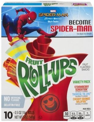 Fruit Roll-Ups Fruit Flavored Snacks Variety Pack (Pack of 20)