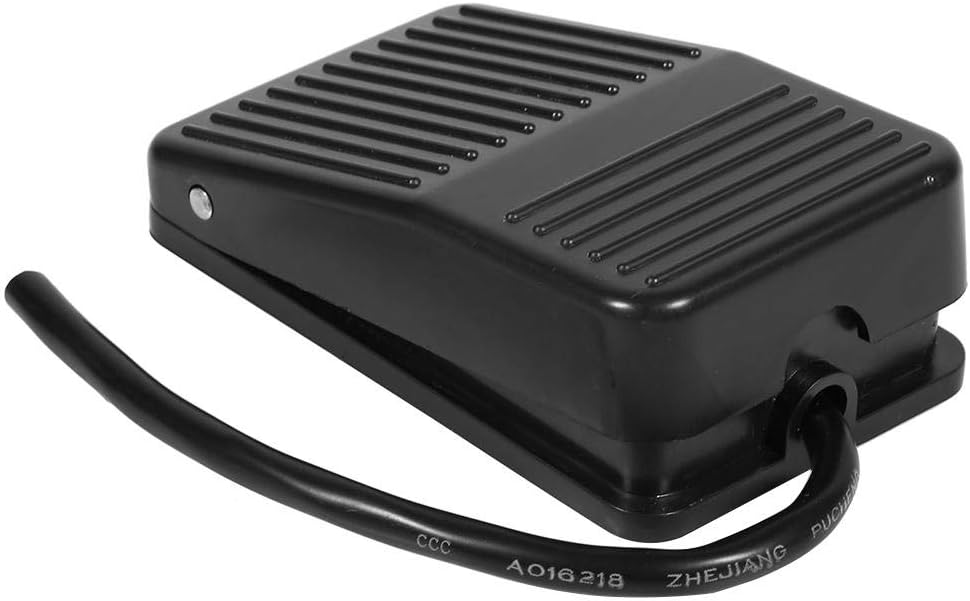 220V / 380V Electrical Foot Pedal Switch Nonslip Plastic Foot Pedal