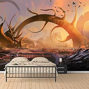 Wall Mural Dream World Removable Wallpaper Wall Sticker for Bedroom Living Room - 66x96 inches