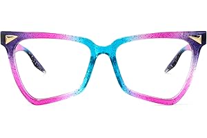 Zeelool Unicorn Rainbow Butterfly Eyeglasses for Women with Clear Lens OP01860
