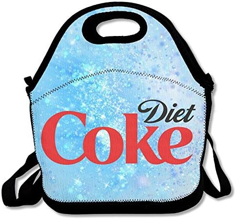Multifunctional Lunch Bag, Cute Diet Coke Lunch Tote Bag/ Backpack With Zipper Closure For Kids &amp; Adults