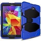 Samsung Galaxy Tab A 10.1 Case(SM-T580),Slim Heavy Duty Shockproof Rugged Case High Impact Resistant Full Body Protective Cover with Screen Protector