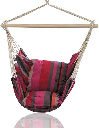 WYLDDP Weicher Hängemattenstuhl, Lounge Sessel, Balkon Möbel Tragbarer