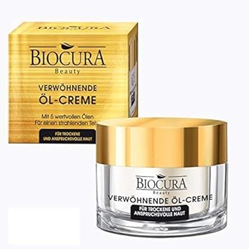 BIOCURA Beauty verwöhnende Öl Creme/Öl 50ml für Trockene/Reife Haut