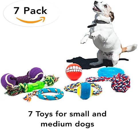 The blushing Pepper Dog Toys for Small to Medium Dogs Set of 7 Interactive Toys