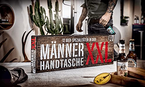 KALEA Männerhandtasche XXL, 12 Biere von Privatbrauereien aus Deutschland, Geschenk zum Geburtstag und für alle Männer… – Bild 3