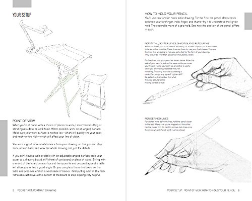 Pocket Art: Portrait Drawing: The Quick Guide to Mastering Technique and Style