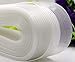 Abbaoww Stiff Horsehair Braid 4 Inch Wide 25 Yards for Polyester Boning Sewing Wedding Dress Dance Gowns Dress Accessories, White