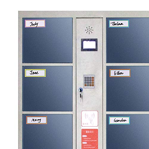 Magnetic Dry Erase Labels, Opret 32pcs Name Tags (3.3x1.2 inches) Blank Name Plates Whiteboard Magnet for Classroom, Office and Home