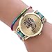 New Brand Handmade Braided Elephant Friendship Bracelet Watch Geneva Watch Ladies Quarzt Watches