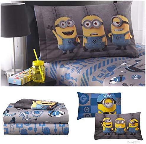 Minions Kids Despicable Me Twin Bedding Sheet Set