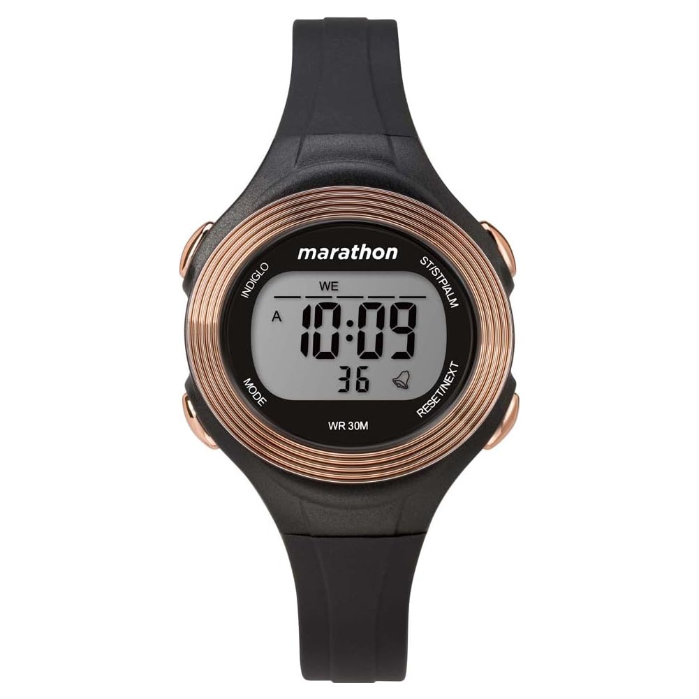 Timex Womens Quartz Watch, Digital Display and Resin Strap TW5M32800