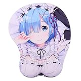 Re:Zero Rem Smile Anime Mouse Pads with Wrist Rest