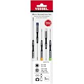 VESSEL Micro Screwdriver 5PC. No.99005TXPBU