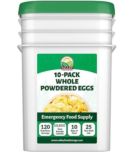 Amazon.com : Augason Farms Dried Whole Egg Powder 18 lb 6G Pail