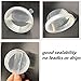 Jimess 20 Pack Clear Slime Storage Jars,Foam Ball Storage Containers with Lids for 20g Slime