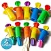 Carykon Dough Extruders Set Assorted Designs, Set of 10, 5 Patterns - Random Colors primary
