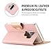 ProCase Galaxy S9 Plus Wallet Case, Flip Kickstand Case with Card Holders Mirror Wristlet, Folding Stand Protective Book Case Cover for 6.2 Inch Galaxy S9+ (2018 Release) - Pink