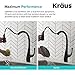 KRAUS Ansel Matte Black Finish Dual Function Pull-Down Kitchen Faucet, KPF-1675MB