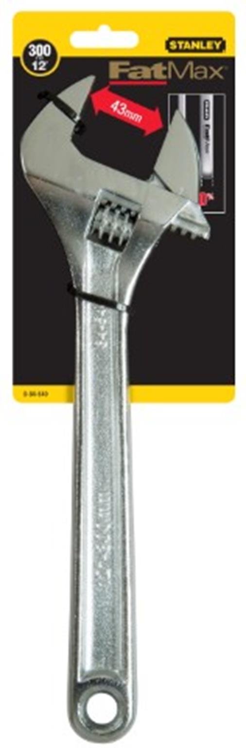 Stanley FatMax 0-95-874 250mm/10-inch Adjustable Wrench Silver