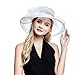 Women's Organza Church Derby Fascinator Cap Kentucky Tea Party Wedding Hat