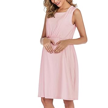 Robe Grossesse Robe Femme Enceinte Ete Raye Jupe Modele Bebe Sunnsean Robe Dallaitement De Maternite Vetements Grossesse Et Maternite Bebe Puericulture