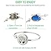 GelConnie Essential Oil Diffuser Bracelets Tree of Life Stainless Steel Bangle Scent Locket Fragrance Aromatherapy Jewelry BDFL270-1