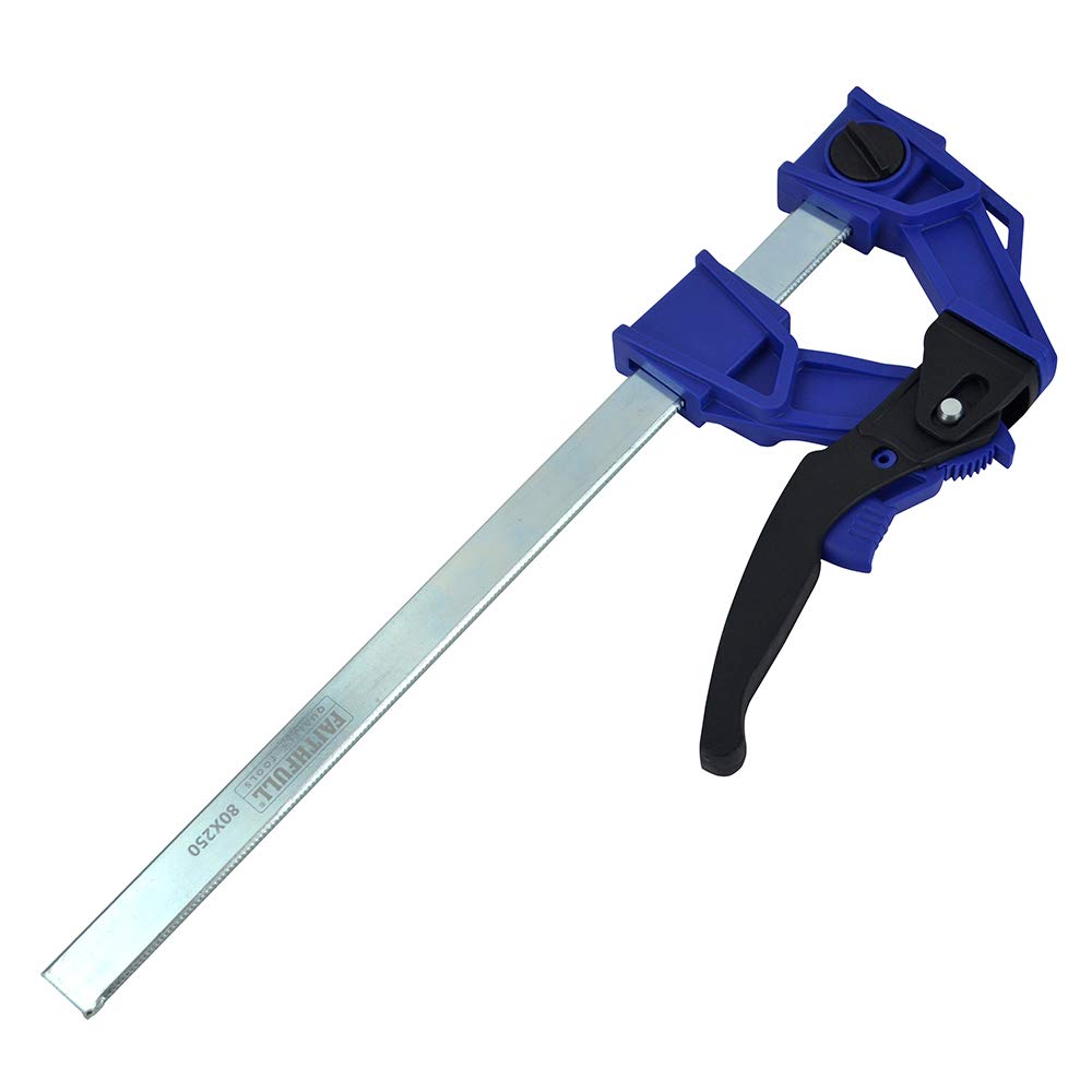Faithfull FAILC250120 Lever Clamp (250mm 10in capacity) and Spreader 120kg Clamping Force
