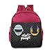 Daft Punk Backpack Children School Bags Pink