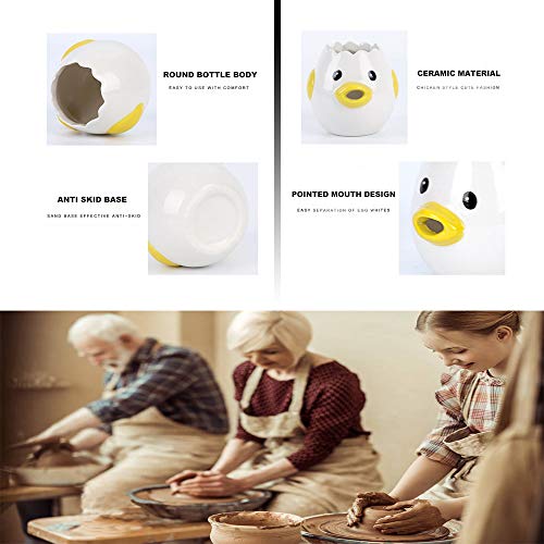 Egg Separator, Upgrade Egg Yolk White Separator, Food Grade Ceramics