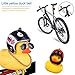 nowxt Cartoon Bike Bell, 2 Pcs Duck Bicycle Bell Squeeze Horns Cycling Bell with LED Light for Kids Sport Outdoor