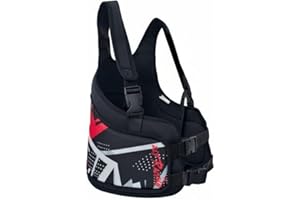 Qialexicon Go-Kart Rib Protector Shock Absorption Karting Rib Vest Lightweight for Racers, Red, Adult
