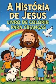 Livro Á história de Jesus : Livro para colorir