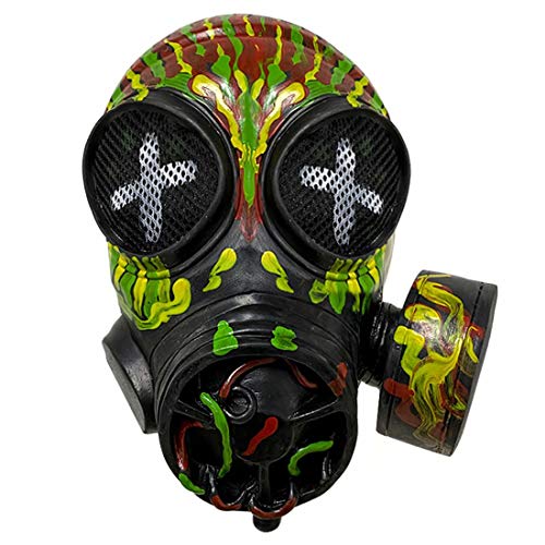 Bulex Skull Mask Scary Full Head Skeleton Headgear Creepy Biochemical ...