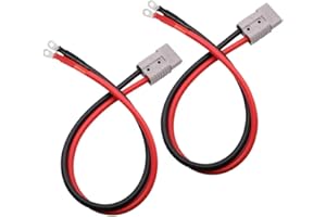 ANCHImsr 50Amp Power Connector Plug 50A Quick Connect Disconnect 600 V,10AWG 6.56ft Cable with O-Ring (50A 2M 2Pcs)